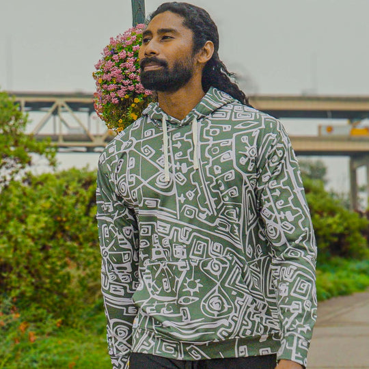 Adaptive Sport Hoodie - Oaxaca print